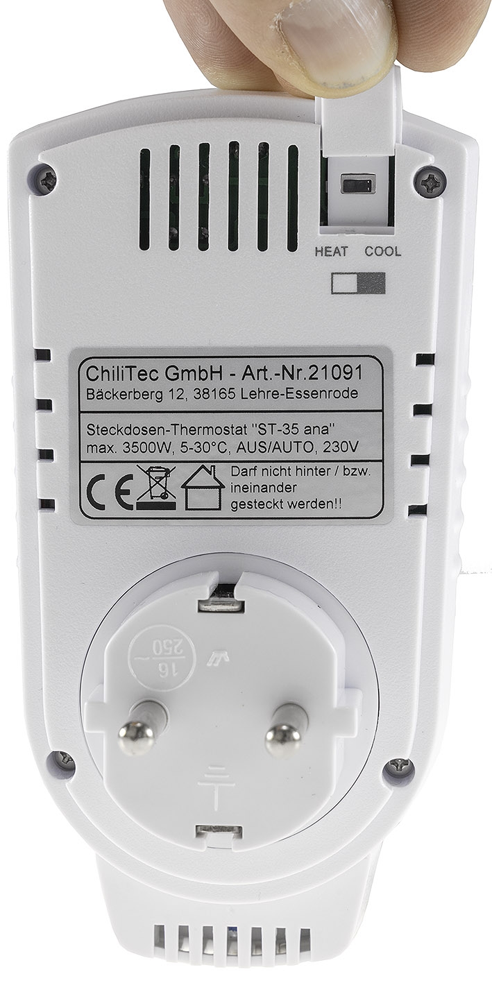 Steckdosen-Thermostat "ST-35 ana" 